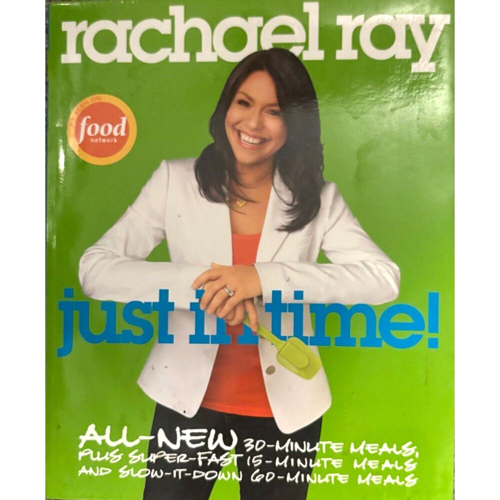 Rachael Ray "Just in Time" Cookbook-New!